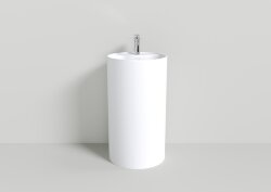 Раковина из искусственного камня NT407 RIMINI NT BAGNO цвет: белый матовый