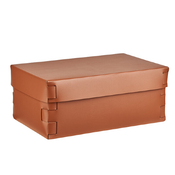 Коробка Snob ADJ Италия, 32x20xH13,5 цвет: коньяк (бордо) арт. 3220.09/30