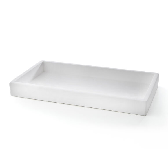 3SC Лоток универсальный, настольный, композит Solid Surface,  Mood  цвет: белый арт. MW66A