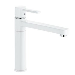 Однорычажный смеситель для кухни, белый глянцевый, ZENTA Kludi арт. 389739175