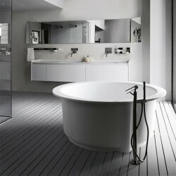 Ванна отдельностоящая d152.5x64 см, In-Out Agape, белый глянцевый - AVAS1042ZL