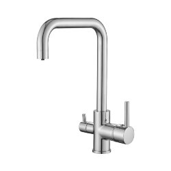 Смеситель для кухни с подключением фильтра BELZ B802, B76802 цвет: хром