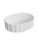Раковина накладная ARTBASIN Conchiglia KERAMA MARAZZI CC.wb.50\WHT цвет: белый