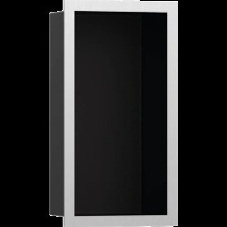 Hansgrohe настенный короб с цветом корпуса и дизайнерской рамой, 30х15х10 см, XtraStoris Individual, матовая нержавеющая сталь арт. 56095800 Hansgrohe настенный короб с цветом корпуса и дизайнерской рамой, 30х15х10 см, XtraStoris Individual, матовая нержавеющая сталь арт. 56095800