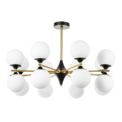 Подвесная люстра, вид скандинавский Mimosa Arte Lamp цвет:  белый - A3649PL-16PB