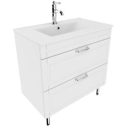 Тумба с раковиной Iddis 80 белая арт. OXF80W0i95K Тумба с раковиной Iddis 80 белая арт. OXF80W0i95K