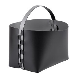 Корзина Helena ADJ Италия, 35x30xH26 цвет: черный (серый) арт. 3626.01/03 Корзина Helena ADJ Италия, 35x30xH26 цвет: черный (серый) арт. 3626.01/03