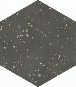 Керамогранит Terrazzo Graphite 32x36.8 DNA Tiles арт. УТ-00022296 (123381)
