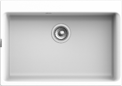 Кухонная мойка Axel 730x520, 1 чаша, Rivelato, Х-70 brina цвет: белый