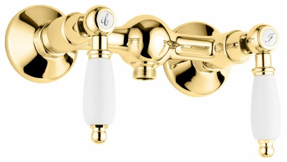 Смеситель для душа, Emmevi Deco Ceramic, 121002/OR цвет: золото