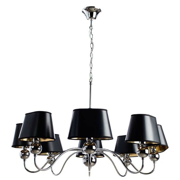 Подвесная люстра, вид модерн Turandot Arte Lamp цвет:  черный - A4011LM-8CC