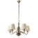 Подвесная люстра, вид лофт 9368 Arte Lamp цвет:  кремовый - A9368LM-5AB