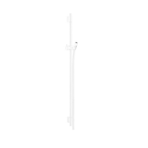 Hansgrohe душевая штанга S Puro 90см со шлангом, Unica, матовый белый арт. 28631700
