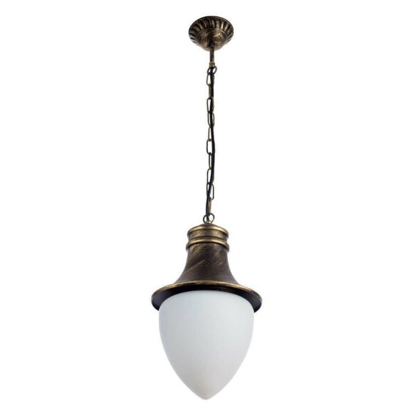 Уличный подвесной светильник, вид ретро Vienna Arte Lamp цвет:  коричневый - A1317SO-1BN
