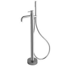 Напольный смеситель для ванны Fima Carlo Frattini Spillo Up, цвет: хром, арт. F3034/6NCR Напольный смеситель для ванны Fima Carlo Frattini Spillo Up, цвет: хром, арт. F3034/6NCR