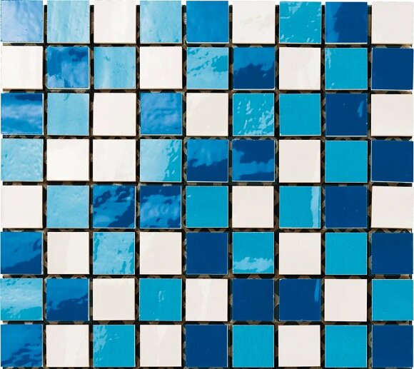 Купить Керамика Alta Ceramica Cristal Mosaico Blu/Azzurro/Bianco HAP04263 плитка 30x30 (Италия) Alta Ceramica в Москве