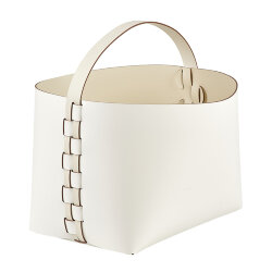 Корзина Helena ADJ Италия, 35x30xH26 цвет: белый (панна котта) арт. 3626.10/16 Корзина Helena ADJ Италия, 35x30xH26 цвет: белый (панна котта) арт. 3626.10/16