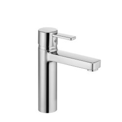 Однорычажный смеситель для раковины, хром глянцевый, ZENTA Kludi арт. 382650575