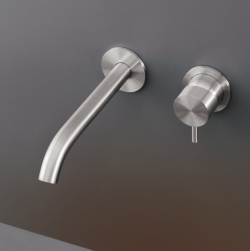 Встроенный смеситель для раковины CeaDesign Milo360, цвет: сатинированная нержавеющая сталь, арт. MIL 35 S Встроенный смеситель для раковины CeaDesign Milo360, цвет: сатинированная нержавеющая сталь, арт. MIL 35 S