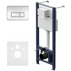 Инсталляция для подвесного унитаза с клавишей смыва хром AM.PM Pro арт. I012704.8051