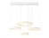 Подвесной светодиодный светильник Acrylica Original хай-тек FA4325, Ambrella light цвет: белый