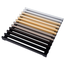 Решётка роликовая 22 х 160 см Mohlenhoff DR 15, цвет:Светлая бронза, арт. DR 15.260-BR light-r/1600