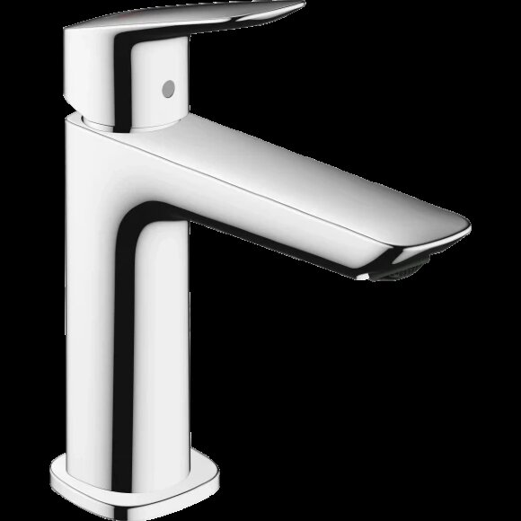 Hansgrohe смеситель для раковины Fine CoolStartсо сливным гарнитуром, Logis, глянцевый хром арт. 71254000