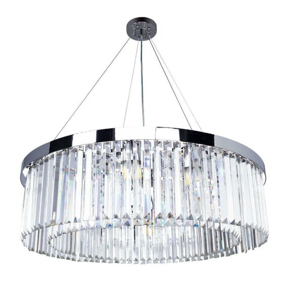 Подвесной светильник, вид прованс Secunda Arte Lamp цвет:  хром - A1003LM-12CC