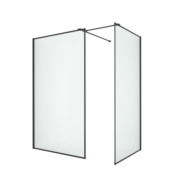 Душевое ограждение 150x90x200 New modus black New Trendy черный арт. EXK-5665