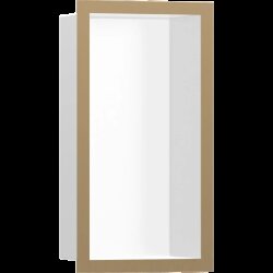 Hansgrohe настенный короб с цветом корпуса и дизайнерской рамой, 30х15х10 см, XtraStoris Individual, матовая бронза арт. 56096140 Hansgrohe настенный короб с цветом корпуса и дизайнерской рамой, 30х15х10 см, XtraStoris Individual, матовая бронза арт. 56096140