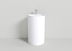 Раковина из искусственного камня NT607 LODI NT BAGNO цвет: белый матовый