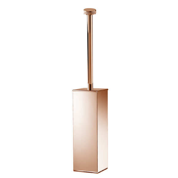 3SC Туалетный ёршик напольный,  Metal Quadra цвет: розовое золото арт. ME17AGDRM