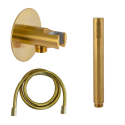 Комплект для душа Daniel, цвет: золото матовое, арт. A546XB435DP Комплект для душа Daniel, цвет: золото матовое, арт. A546XB435DP