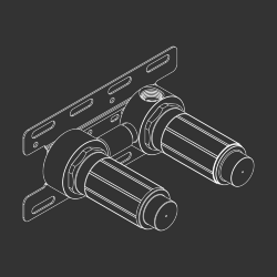 Скрытая часть встраиваемого смесителя CeaDesign UCS, арт. UCS 09 Скрытая часть встраиваемого смесителя CeaDesign UCS, арт. UCS 09