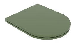 Сиденье для унитаза с микролифтом GSG Like LKCOPRSLTICR026, цвет: оливковый
