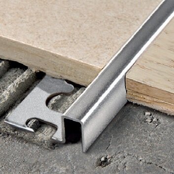 Профиль хромированный латунный PROFINAL PRFOC 125