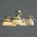 Потолочная люстра, вид прованс Fabia Arte Lamp цвет:  белый - A1565PL-5WG