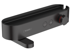 Hansgrohe смеситель для ванны с термостатом с полочкой, ShowerTablet Select, матовый черный арт. 24340670 Hansgrohe смеситель для ванны с термостатом с полочкой, ShowerTablet Select, матовый черный арт. 24340670