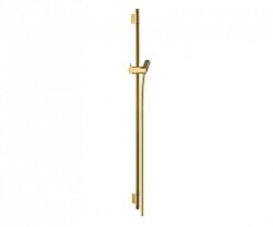 Hansgrohe душевая штанга S Puro 90см со шлангом, Unica, глянцевое золото арт. 28631990 Hansgrohe душевая штанга S Puro 90см со шлангом, Unica, глянцевое золото арт. 28631990