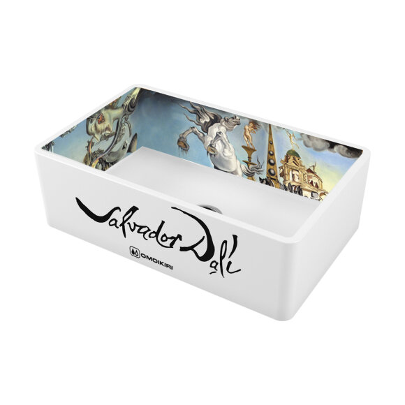 Раковина для кухни Mikura 76-Dali Omoikiri 4993023 цвет: белый
