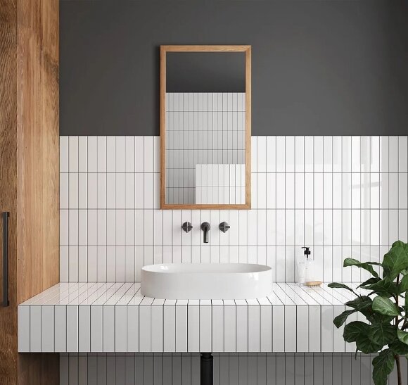  Керамическая плитка для стен 5x20 EQUIPE COSTA NOVA White Glossy 28439