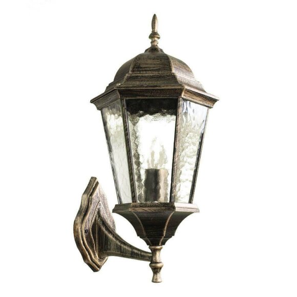 Уличный настенный светильник, вид ретро Genova Arte Lamp цвет:  античная бронза - A1201AL-1BN
