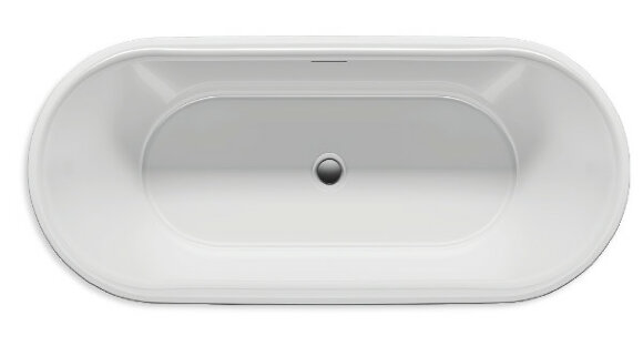 Акриловая ванна MODESTY 170x76 WHITE GLOSSY  RIHO арт. BD09 (BD0900500000000)