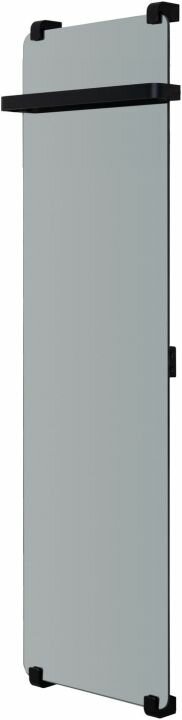 Полотенцесушитель электрический с рейлингом и креплением, черный браш 140x44 Infinity Allen Brau арт. 00305021 Полотенцесушитель электрический с рейлингом и креплением, черный браш 140x44 Infinity Allen Brau арт. 00305021