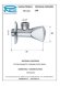 Угловой вентиль для подключения смесителя REMER 1291212, цвет: хром