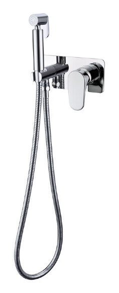 Гигиенический душ со смесителем Spectre 457-CR Хром Boheme