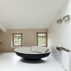 Ванна отдельностоящая d204x50 см, Ufo Agape, черный  - AVAS0906DZG