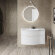 Раковина мебельная левая 100,7x47,8см, Kerama Marazzi Riva, RV.wb.100Lh цвет: белый