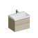 Тумба подвесная с ящиками 70см, Kerama Marazzi Cubo, CUB.70.2\LIM цвет: лимо матовая
