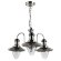 Подвесная люстра, вид морской Fisherman Silver Arte Lamp цвет:  серебро - A5518LM-3SS